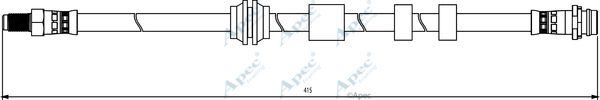 APEC BRAKING Тормозной шланг HOS3837